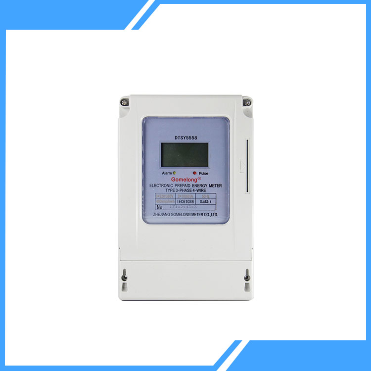 3 pha tiêu thụ trả trước Lcd wattmeter